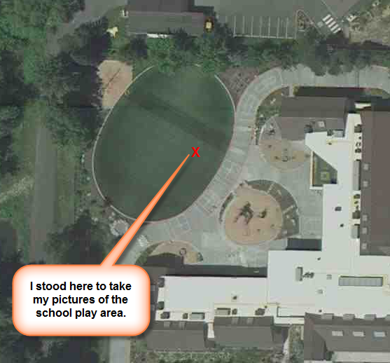 Where I stood to take pictures